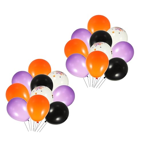 DECHOUS 1 Satz Halloween-Ballon Halloween-Partyballons para de fiestas Stanzballon Anzüge halloween theme halloween luftballons einfarbige Luftballons Halloween-Themenballons Emulsion von DECHOUS