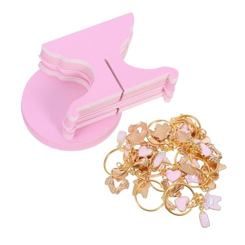 DECHOUS 1 Satz Mini-cupcake-ständer Tischdekoration Für Die Babyparty Mittelstücke Für Die Babyparty Cupcake -stand Cupcake-organizer Cupcake-halter Zinklegierung Rosa von DECHOUS