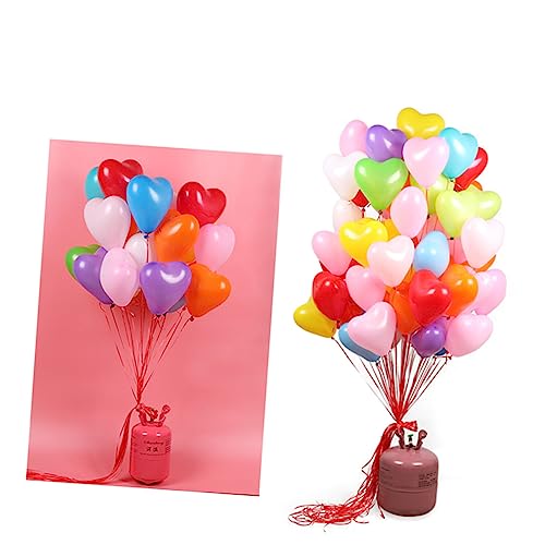 DECHOUS 100 Stück 11 Zoll Herzförmige Latexballons Zufälligen Farben Für Geburtstag Hochzeit Und Partydekoration Ideale Für Feierlichkeiten Und Romantische Anlässe von DECHOUS