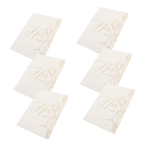 DECHOUS 10St Hochzeitskarte mit Heißprägung Junggesellin Aufkleber Zeremonie Bachelorette-Braut minimal wedding card hichzeitskarte Gelübdekarten aus Papier Hochzeitskarten Spezialpapier von DECHOUS