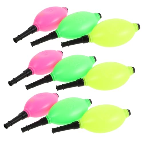 DECHOUS 15st Hand Pumpe Paillette Künstliche Girlande Mini-ballon Hohler Blumenständer Ladegerät-adapter Himmel Schlüsselband Für Anpassen Des Seils Lametta Cool Sieb Plastik von DECHOUS