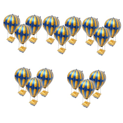 DECHOUS 20 Stk Heißluftballon Alles Zum Geburtstag Dekorationen Girlandendekor Dekorationen Für Die Babyparty Hochzeitsballons Luftballons Zum Leuchten Bringen Helium Aluminiumfolie von DECHOUS