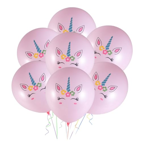 DECHOUS 20 Stück Bunte Einhorn Latexballons 12 Zoll Für Geburtstagsfeier Hochzeit Und Weihnachten Rosa Perfekt Für Kindergeburtstage Und Festliche Anlässe Langlebig Und Farbenfroh von DECHOUS