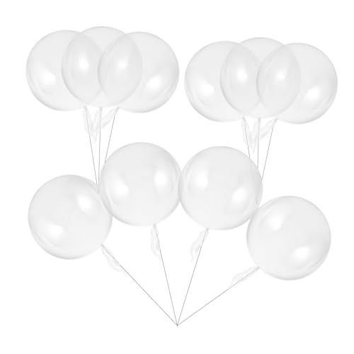 DECHOUS 35 Stück Bobo Ball Dekoration Transparente Ornamente Luftballons Bulk Ornamente Geburtstagsparty Transparenter Ballon Brautparty Dekoration Duschdekorationen von DECHOUS