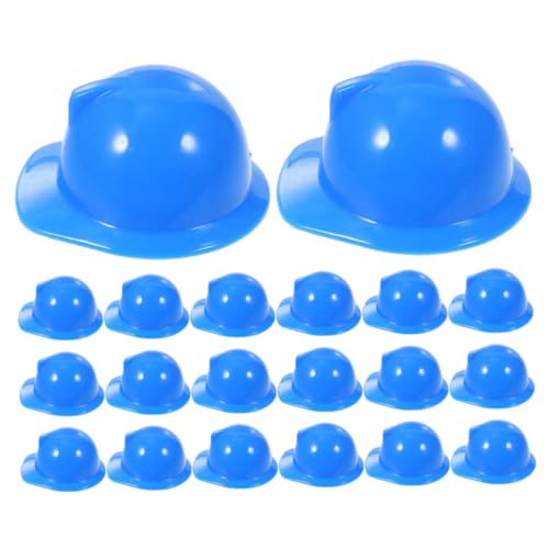 DECHOUS 40st Mini-bauhut Laufende Mütze Zylinder Neuheit Hüte Seltsame Hüte Mützen Partyhut Anstoßkappe Baumütze Für Bucket Hats Für Damen Hüte Für Frauen Blue Plastik von DECHOUS