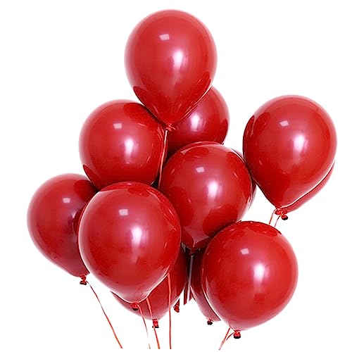 DECHOUS 50 Pcs Geburtstag Partei Liefert Red Home Luftballons Ornament Emulsion Party Luftballons Ballon von DECHOUS