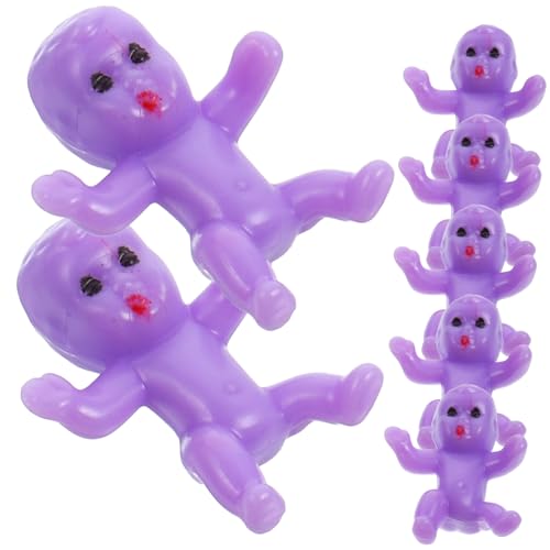 DECHOUS 50 Stück Mini Kunststoff Babys Deko Mini Babys Für Die Dekoration Schöne Kleine Kunststoff Babys Mini Kunststoff Babys Kunststoff Babys Große Kleine Babyfiguren Winzige von DECHOUS