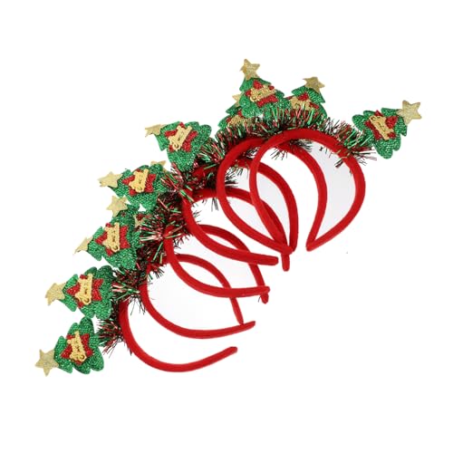 DECHOUS 6er Set Weihnachts Haarreifen üße Weihnachtsbaum Kopfbedeckungen Für Und Perfekte Accessoires Für Xmas Partys Und Festlichkeiten Ideale Und Dekorationen von DECHOUS