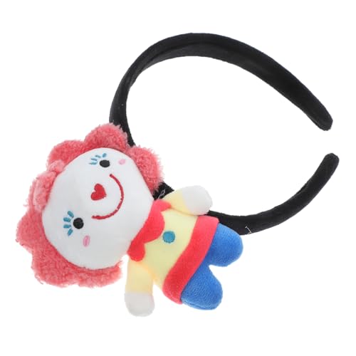 DECHOUS Clown Stirnband Clown Hüte Clown Schuhe Clown Kostüm Regenbogen Stirnband Alberne Hüte Clown Perücke Zirkus Haarteil Clown Zubehör Haarbänder Stirnbänder Halloween von DECHOUS