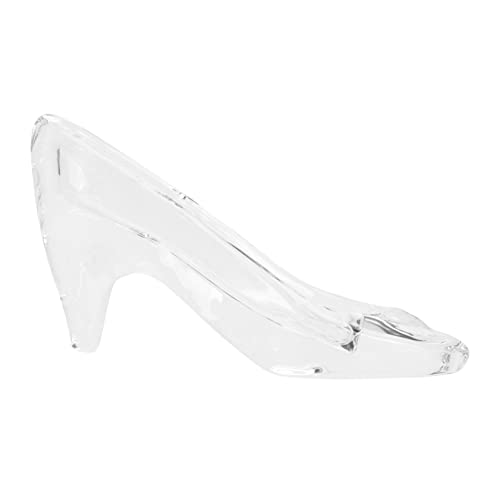 DECHOUS Dekorative Mini High Heel Schuh Figur Elegante Tischdeko Für Zuhause Hochzeiten Geburtstage Und Besondere Anlässe Transparentes Herzdesign von DECHOUS