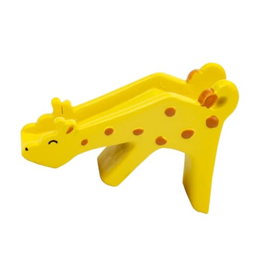 DECHOUS Giraffe Rutsche Dia-Dekorationen Wohndekoration Kuchenverzierungen Auto-armaturenbrett-Dekoration Heimdekoration Schlafzimmerornament Kuchen Desktop-Ornament Yellow Harz von DECHOUS