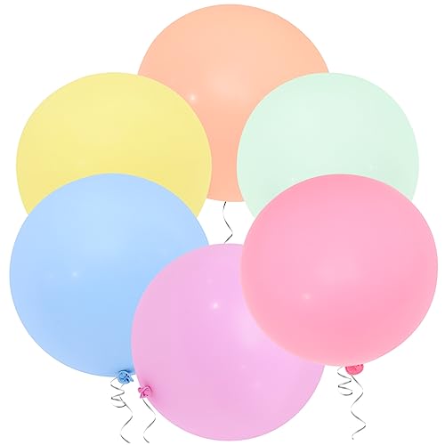 DECHOUS Große Macaron Latex Ballons Leuchtenden Farben Hochzeits Und Partydekoration Ideale Party Requisiten Für Feierliche Anlässe von DECHOUS