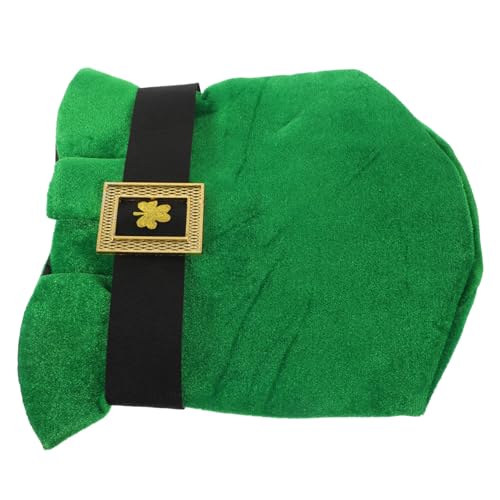 DECHOUS Grüner Hut Kranz Zum St. Patricks Day Kleeblatt-stirnband Für Frauen Grüne Partyhüte St Patrick's St Patrick Hut St. Patricks Day Hüte Patricks Day Gastgeschenke Kappe Stoff von DECHOUS