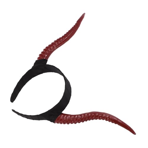 DECHOUS Halloween Horn Stirnband Teufelshörner Böse Haar Accessoires Requisite Horn Haarband Festival Stirnband Halloween Stirnband Halloween Haar Accessoires Schaf Horn von DECHOUS