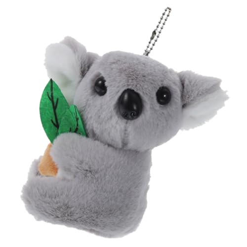 DECHOUS Koala Puppenanhänger Medaillon Mini Rucksack Schlüsselanhänger Plüsch Schlüsselanhänger Flauschige Anhänger Zum Aufhängen Handtaschen Anhänger Plüsch Koala Ornamente von DECHOUS