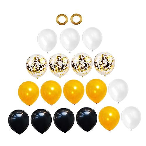 DECHOUS Pailletten Latexballons Set Mit 100 Stück Bunte Luftballons Für Geburtstagsfeiern Hochzeiten Und Partys Ideal Für Kreative Deko Arrangements Und Festliche Anlässe von DECHOUS