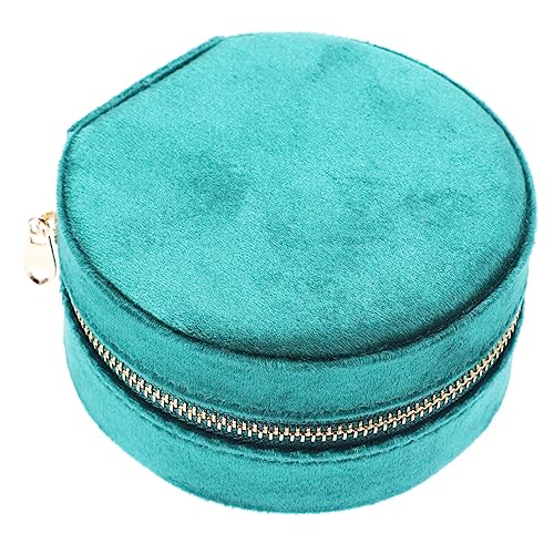 DECHOUS Schmuckschatulle Ringschatulle Kreisförmig Für Ohrringe Schmuck Organizer Displays Halskettenhalter Fach Kleiner Schmuck Organizer Schlüsselanhänger Ringe Reise Schmuck von DECHOUS