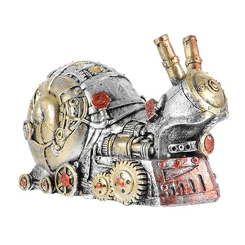 DECHOUS Steampunk-Ornamente alte Aufkleber Skelett-Halloween-Dekoration Pfau-Wohnkultur bürodeko büro Dekoration bücherregal Basteltierfigurendekor zartes Tierfigurendekor Harz von DECHOUS