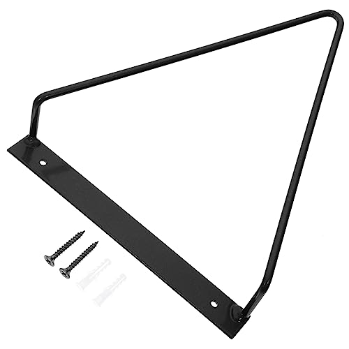 DECHOUS Wandhalterung Für Schallplatten Triangularer Vinyl Media Display Halter Für Wand Metallischer Schallplatten Aufbewahrungsständer Ideal Für Vinyl Sammler Und von DECHOUS