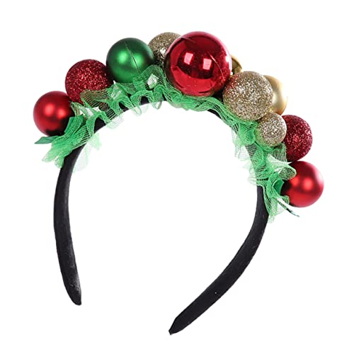 DECHOUS Weihnachtliches Tanz Party Haarband Mit Glocken Lustiges Deko Accessoire Für Festliche Anlässe Ideal Für Weihnachtsfeiern Kostümpartys Und Fröhliche Feiern Unisex Design Für von DECHOUS