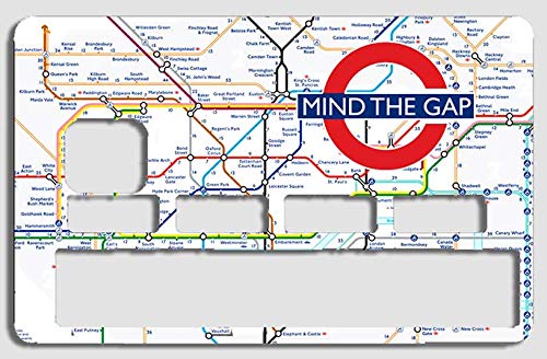 Mind The Gap - Kreditkarten Aufkleber – Passgenaue Aufkleber – Differenzieren und dekorieren Sie Ihre Bankkarte nach Ihren Wünschen !! von DECO-IDEES