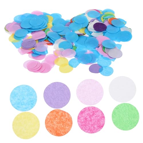 DECOMELODY 5 Packungen Partyzubehör Luftballons Am Stiel Zubehör „Happy Birthday“ Buntes Papier Hochzeits Buntpapier Hochzeits Seidenpapier Esstisch Buntpapier Seidenpapier von DECOMELODY