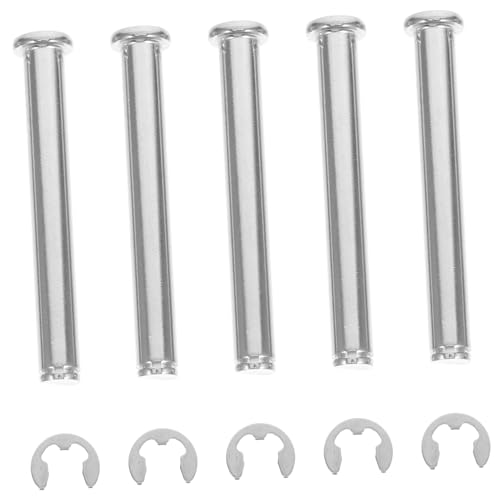 DECOMELODY 5st Regaleinsatz Haken Für Palettenregale Palettenregal-clips Für Palettenregale Sicherheitsclip Universal-abwurfstift Für Palettenregale Rostfreier Stahl Silver von DECOMELODY