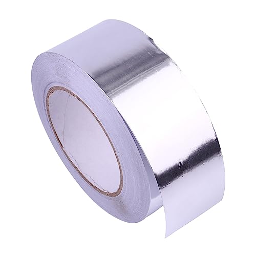 DECOMELODY Klebeband dichtungsbänder dichtungsband Aluminiumfolienband waterproof tape sealing tape heißes Kaltfolienband Abschirmband Bänder aus Aluminiumfolie Fugendichtband Silver von DECOMELODY