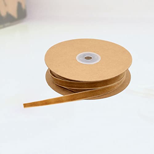 DECORNIJIA 1 Rolle Geschenkverpackungsband Basteln Bänder Umwickeln Dünn Samtband Schleife Band Zum Verpacken Bänder Für Handwerk Nähen Benutzerdefiniertes Band Stoff Coffee DECORNIJIA 1 Rolle Geschenkverpackungsband Basteln Bänder Umwickeln Dünn Samtband Schleife Band Zum Verpacken Bänder Für Handwerk Nähen Benutzerdefiniertes Band Stoff Coffee von DECORNIJIA