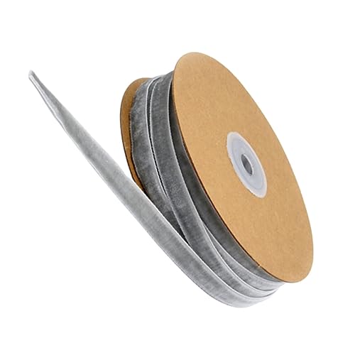 DECORNIJIA 1 Rolle Geschenkverpackungsband Dekoration Bänder Für Handwerk Band Zum Basteln Wickeln Samtband Dekorativ Band Stoff Wickelband Geburtstag Schleife Sackleinenband Grey DECORNIJIA 1 Rolle Geschenkverpackungsband Dekoration Bänder Für Handwerk Band Zum Basteln Wickeln Samtband Dekorativ Band Stoff Wickelband Geburtstag Schleife Sackleinenband Grey von DECORNIJIA