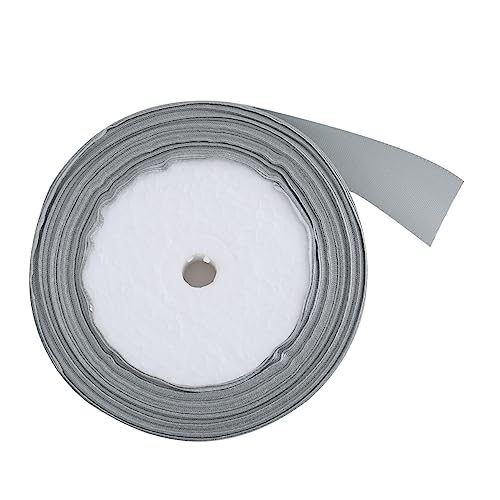 DECORNIJIA 1 Rolle Partydekoration Handwerk Basteln Bastelset Hochzeitsdeko Satinband Doppelseitiges Band Schleife Grey DECORNIJIA 1 Rolle Partydekoration Handwerk Basteln Bastelset Hochzeitsdeko Satinband Doppelseitiges Band Schleife Grey von DECORNIJIA