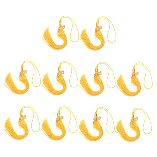 DECORNIJIA 10 Stück Doktorhut Quasten für Abschlussfeier Handgefertigte Diy Graduation Hat Tassels Dekorative Accessoires für Studenten Festliche Dekorationen für Graduation Caps DECORNIJIA 10 Stück Doktorhut Quasten für Abschlussfeier Handgefertigte Diy Graduation Hat Tassels Dekorative Accessoires für Studenten Festliche Dekorationen für Graduation Caps von DECORNIJIA