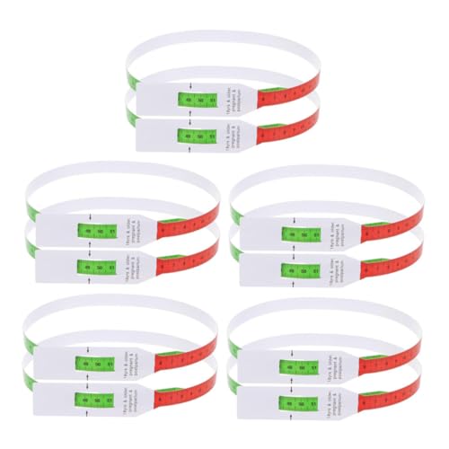 DECORNIJIA 10-teiliges Maßband Für Den Kopfumfang, Präzises Armmesslineal Für Die Messung Des Babykopfumfangs, Fitnessprogramme, Medizinische Bewertungen DECORNIJIA 10-teiliges Maßband Für Den Kopfumfang, Präzises Armmesslineal Für Die Messung Des Babykopfumfangs, Fitnessprogramme, Medizinische Bewertungen von DECORNIJIA