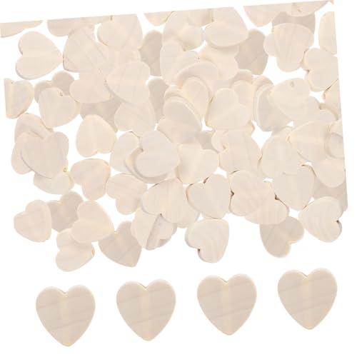 DECORNIJIA 100Stücke Herzform Holzperlen für DIY Schmuckherstellung Leichte und Langlebige Perlen Sicherem Material für Armbänder und Bastelprojekte DECORNIJIA 100Stücke Herzform Holzperlen für DIY Schmuckherstellung Leichte und Langlebige Perlen Sicherem Material für Armbänder und Bastelprojekte von DECORNIJIA