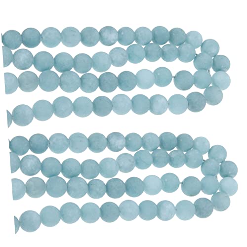 DECORNIJIA 2 Aquamarinperlen Quetschperlen grüne Perlen Zahlenperlen verschiedene Perlen Goldperlen wheinatsgeschenke gemstone beads Perlenarmband Charms-Perlen Perlen-Anhänger Naturstein von DECORNIJIA