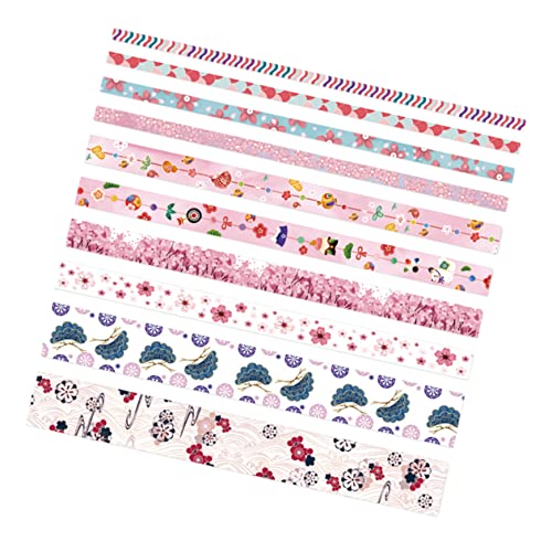 DECORNIJIA 2 Kartons À 10 Rollen klebriges Papierband aufkleber scrapbook flurmöbeln verpackungen für aufklebebuchstaben paper Klebeband Müll Klebestreifen Schrottband Washi-Tape von DECORNIJIA