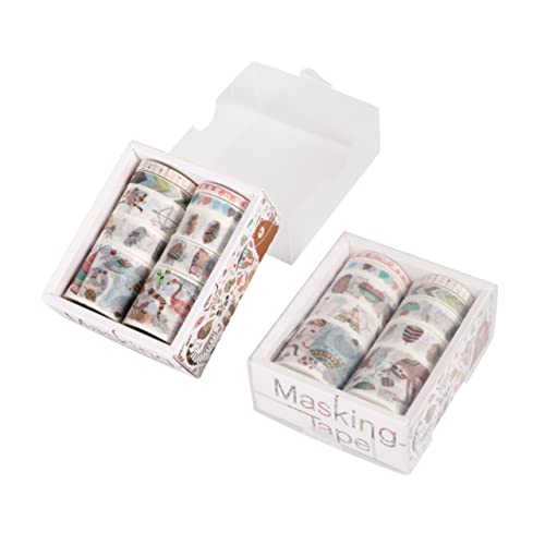 DECORNIJIA 2 Kartons à 10 Rollen Washi-tape Farbiges Band Haustier Packband Klar Gruselig Aufkleber Ästhetisch Klebrig Maskierung Fetzen Scrapbooking Müll Dekoratives Klebeband von DECORNIJIA