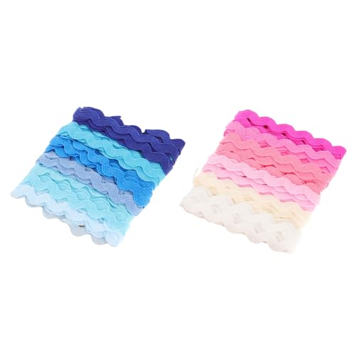 DECORNIJIA 2 Stück Buntes Gurtband Gewelltes Geschenkband Partydekorationen Dickes Satinband Gewelltes Band Fransenbänder Geschenkverpackungsband Bandbesatz Kantenbesatz DECORNIJIA 2 Stück Buntes Gurtband Gewelltes Geschenkband Partydekorationen Dickes Satinband Gewelltes Band Fransenbänder Geschenkverpackungsband Bandbesatz Kantenbesatz von DECORNIJIA