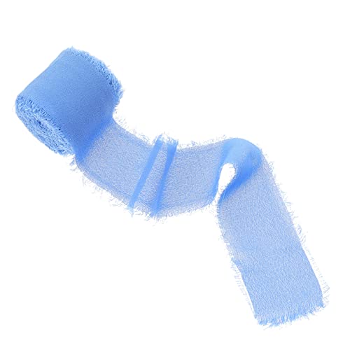 DECORNIJIA Bandbindungen Pastell Chiffon Stoff basteln haarband blaues Band zum Einwickeln für seidenband ribbon gartenarbeit Fransenband selber machen Blumenband selber machen Polyester Blue DECORNIJIA Bandbindungen Pastell Chiffon Stoff basteln haarband blaues Band zum Einwickeln für seidenband ribbon gartenarbeit Fransenband selber machen Blumenband selber machen Polyester Blue von DECORNIJIA