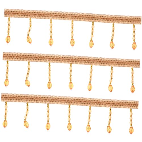 DECORNIJIA Geflochtene Perlen Quaste Trimming für Diy Handwerk Dekorative Fransen für Vorhänge Kissen und Möbel Hochwertiges Nähzubehör für Projekte Stilvolles Design Verschiedenen Farben DECORNIJIA Geflochtene Perlen Quaste Trimming für Diy Handwerk Dekorative Fransen für Vorhänge Kissen und Möbel Hochwertiges Nähzubehör für Projekte Stilvolles Design Verschiedenen Farben von DECORNIJIA