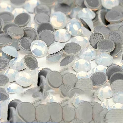 10.000 Stück Glaskristall-Hotfix-Strasssteine mit flacher Rückseite, Glitzer-Strasssteine für DIY-Stoffkleidung, 044 Weißopal, SS20 – 10.000 (St 10.000 Stück Glaskristall-Hotfix-Strasssteine mit flacher Rückseite, Glitzer-Strasssteine für DIY-Stoffkleidung, 044 Weißopal, SS20 – 10.000 (St von DEFRTG