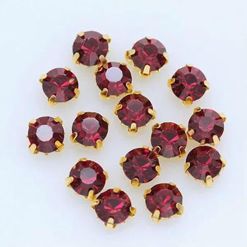 3–10 mm Kristallglassteine, Goldbasis, Klauenbecher-Strasssteine, Kristallschnalle, zum Aufnähen von Strasssteinen für DIY-Kleidung, Stoffnähen, 15–7 mm, 36 Stück 3–10 mm Kristallglassteine, Goldbasis, Klauenbecher-Strasssteine, Kristallschnalle, zum Aufnähen von Strasssteinen für DIY-Kleidung, Stoffnähen, 15–7 mm, 36 Stück von DEFRTG