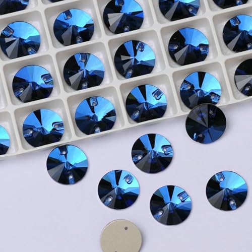 3200 Strasssteine zum Aufnähen, runde Perlen, Steine, Strass-Applikationen für Hochzeitskleider, Kleidung, DIY-Nähkristalle, Saphir, 18 mm, 12 Stück 3200 Strasssteine zum Aufnähen, runde Perlen, Steine, Strass-Applikationen für Hochzeitskleider, Kleidung, DIY-Nähkristalle, Saphir, 18 mm, 12 Stück von DEFRTG