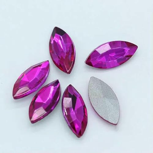 Alle Größen, 24 Farben, Pferdeauge, Glaskristall, spitze Rückseite, Strasssteine, foliert, ausgefallene Steine für Schuhe, Kleidungsstücke, Kopfschmuck, Schmuckherstellung, Rose, 13 x 27 mm, 9 Stück Alle Größen, 24 Farben, Pferdeauge, Glaskristall, spitze Rückseite, Strasssteine, foliert, ausgefallene Steine für Schuhe, Kleidungsstücke, Kopfschmuck, Schmuckherstellung, Rose, 13 x 27 mm, 9 Stück von DEFRTG