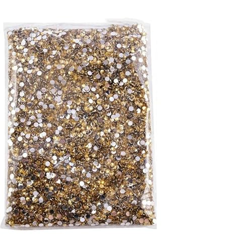 Flatback-Silberunterseite aus Harz, nicht Hotfix-Strasssteine in großem Paket, Glitzerkristalle und Strass für -12 Lt Topaz-5mm SS20-15000 Stück Flatback-Silberunterseite aus Harz, nicht Hotfix-Strasssteine in großem Paket, Glitzerkristalle und Strass für -12 Lt Topaz-5mm SS20-15000 Stück von DEFRTG