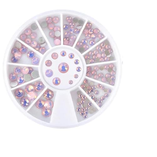 Nagelteile Nail Art Glitzer Strass Kristall Edelsteine Schmuck Perlen Maniküre Dekoration Zubehör Nagelzubehör für -53 von DEFRTG