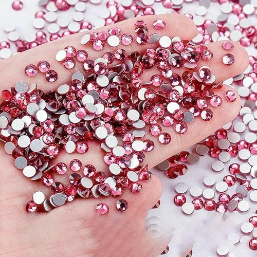Roter Siam SS4-SS30 Nicht Hotfix-Strassstein, flache Rückseite, Glitzer-Kristall-Strass, zum Aufkleben auf Stein-Strasssteine, Nagelkunst-Dekorationen, Kleidungsstück-Rose-SS5-1440 Stück Roter Siam SS4-SS30 Nicht Hotfix-Strassstein, flache Rückseite, Glitzer-Kristall-Strass, zum Aufkleben auf Stein-Strasssteine, Nagelkunst-Dekorationen, Kleidungsstück-Rose-SS5-1440 Stück von DEFRTG