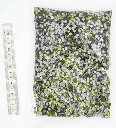 SS6-SS30 Großpackung, 42 Farben, bessere Hotfix-Strasssteine, Kristall-Hotfix-Strasssteine für Kleidungsstücke, Olivine, SS16, 14400 Stück SS6-SS30 Großpackung, 42 Farben, bessere Hotfix-Strasssteine, Kristall-Hotfix-Strasssteine für Kleidungsstücke, Olivine, SS16, 14400 Stück von DEFRTG