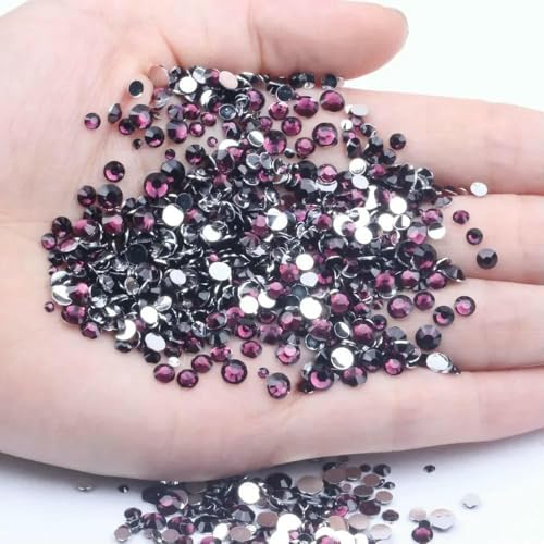 Strass-Glas-Strass-Nagelkunst-Nähstoff für DIY-Scrapbooking-Bastel-Maker-Fotoalbum-Vorlage, handgefertigte Dekoration-F2265-2 mm Strass-Glas-Strass-Nagelkunst-Nähstoff für DIY-Scrapbooking-Bastel-Maker-Fotoalbum-Vorlage, handgefertigte Dekoration-F2265-2 mm von DEFRTG