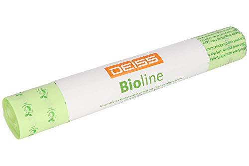 Bio-Müllbeutel DEISS Bioline 240 L, kompostierbar, 100 Stück von DEISS